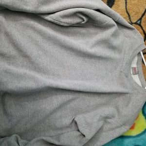 Plain grey sweatshirt